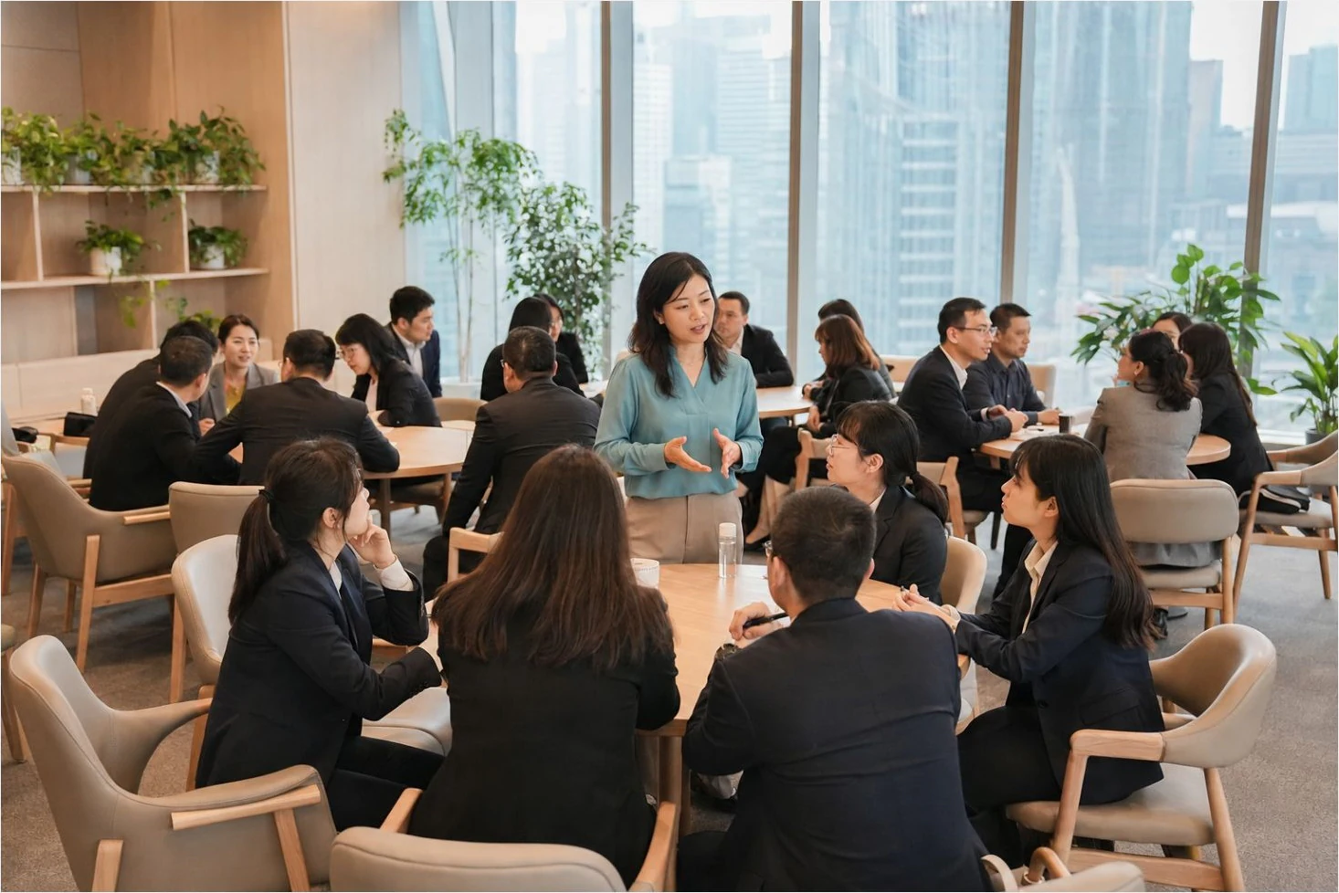 客户项目活动开展瞬间