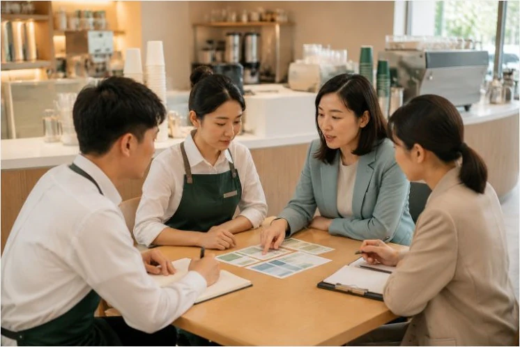 客户项目活动开展瞬间