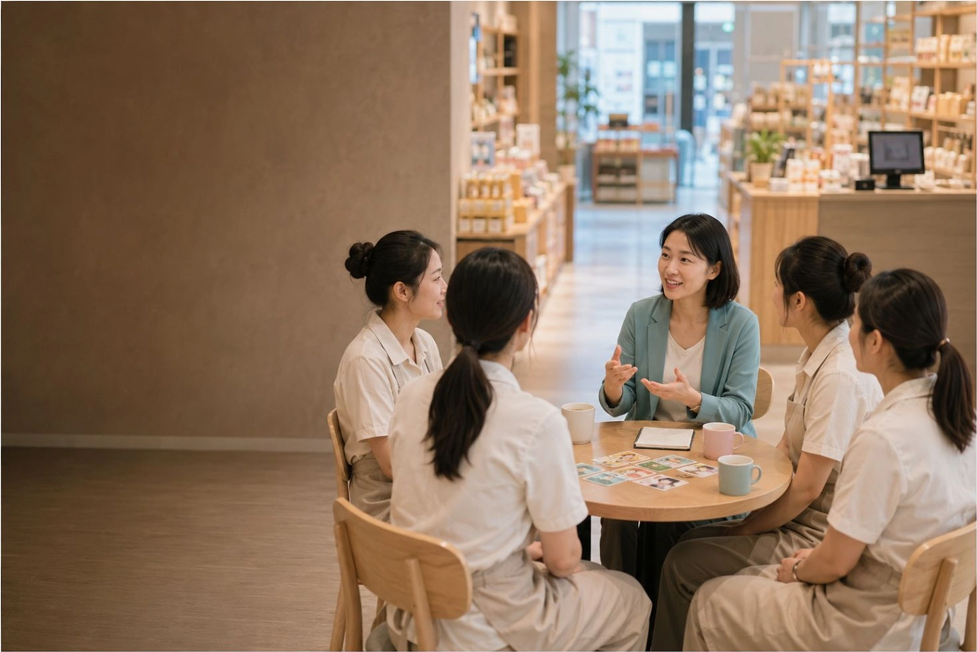 连锁门店员工参加心理支持活动